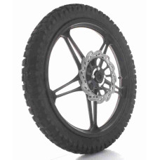 Диск колеса передній 18"-1.60 BIRD X-5 у зборі, лите "SKYMOTO" (чорне) +покришка 2.75