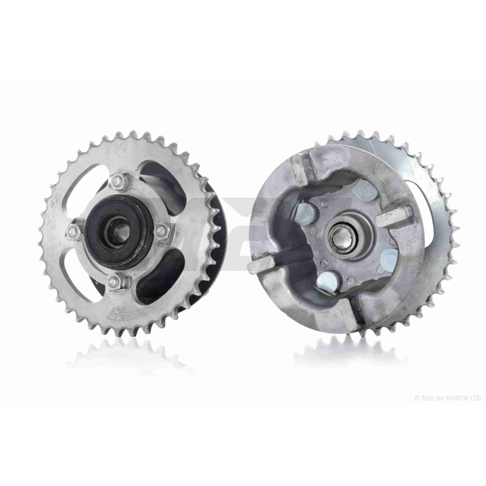 Демпфер заднього колеса ZS125/150 у зборі, чорний +зірка 428-39T #OEM