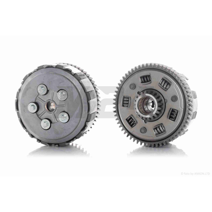 Кошик зчеплення DRAGON 200, MATADOR 200 (K166FML) 60T, 6 дисків, 5 болтів "SKYMOTO" #OEM
