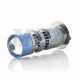 Лампа фари діодна P15D-25-1 12-36V 15W 1 вус, білий/жовтий, лінза, габарит червоний/синій, D19