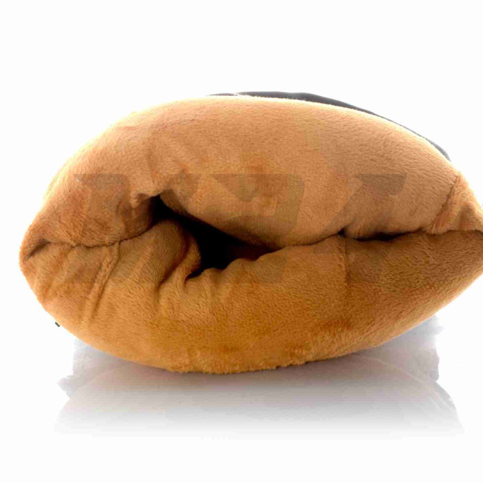 Рукавицы (варежки) на руль зимние бордовая вставка
