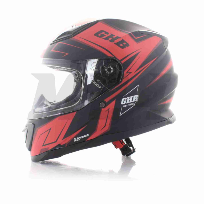 Шолом інтеграл "GHB" #M62-Tunnel чорно-червоний, XL