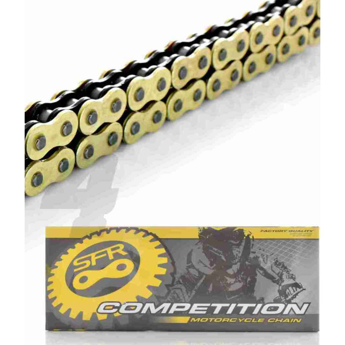 Ланцюг трансмісії 520VO-120L сальниковий O-Ring "SFR" (GOLD/BLACK)