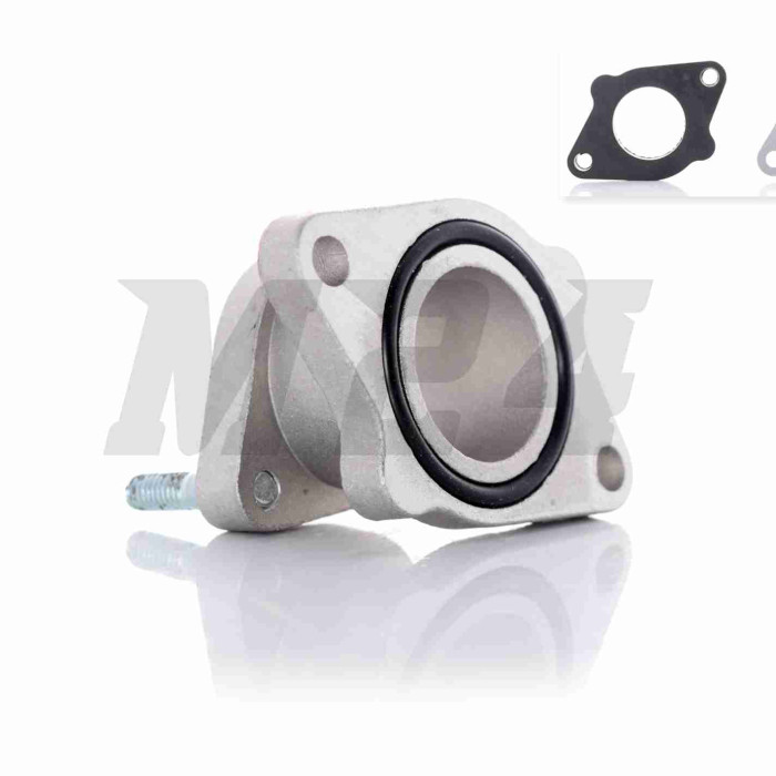 Патрубок карбюратора (колектор) CG125/150 d28 + прокладки (алюмінієвий) #OEM