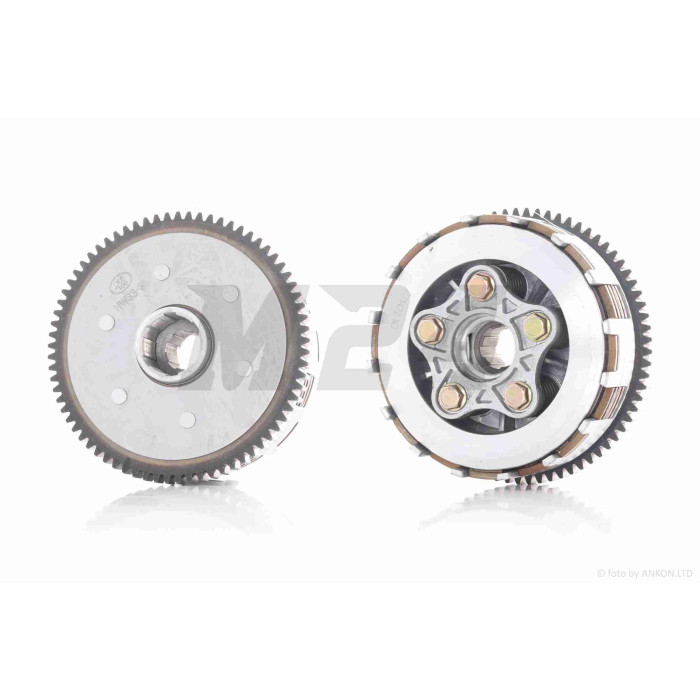 Кошик зчеплення CG125/150 66T, 5 дисків, 5 болтів #OEM