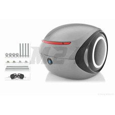Кофр 32L 350*350*260mm #1737 (сірий глянсовий, крапля)