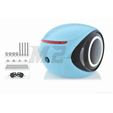 Кофр 32L 350*350*260mm #1737 (блакитний глянсовий, крапля)