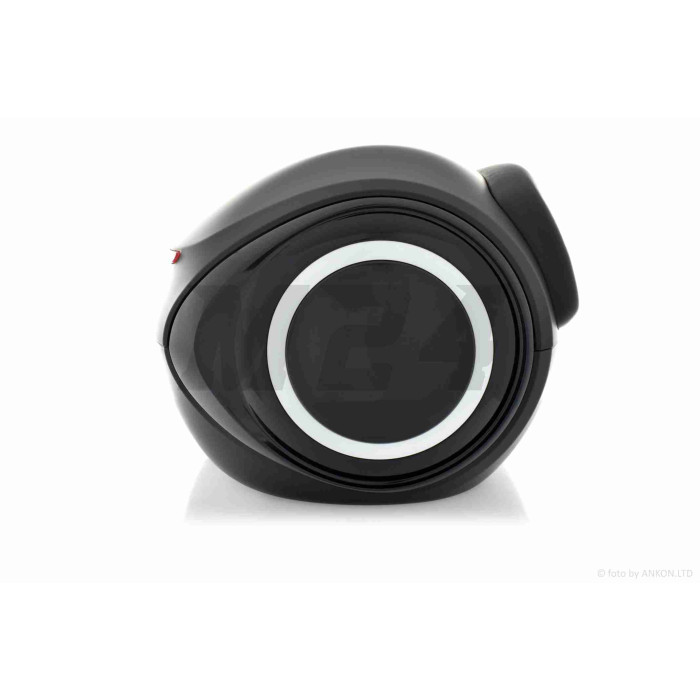 Кофр 32L 350*350*260mm #1737 (чорний матовий, крапля)