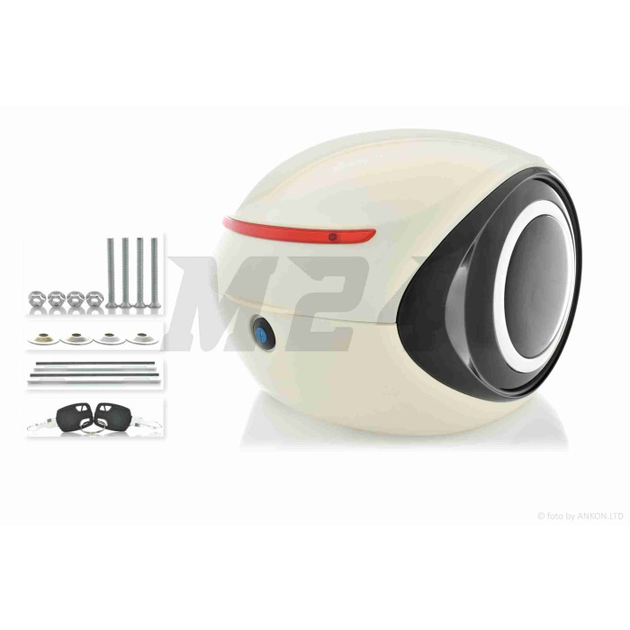 Кофр 32L 350*350*260mm #1737 (слонова кістка,крапля)