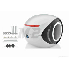 Кофр 32L 350*350*260mm #1737 (світло сірий глянсовий, крапля)