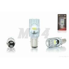 Лампа фари діодна H6 (BA20D) 12V 35/35W 2 кристали, D27 #2180 "LIPAI"