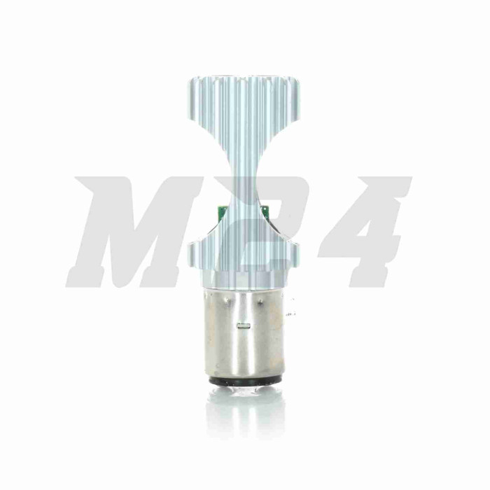 Лампа фари діодна H6 (BA20D) 12V 35/35W 2 кристали, D27 #2180 "LIPAI"