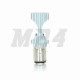 Лампа фари діодна H6 (BA20D) 12V 35/35W 2 кристали, D27 #2180 "LIPAI"