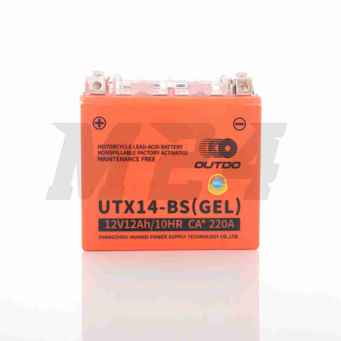 Акумулятор GEL 12V 12A 148-85-145mm UTX14-BS "OUTDO" (2024)
