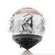 Шолом кросовий "IBK" #126, сірий, XXL, SKULL