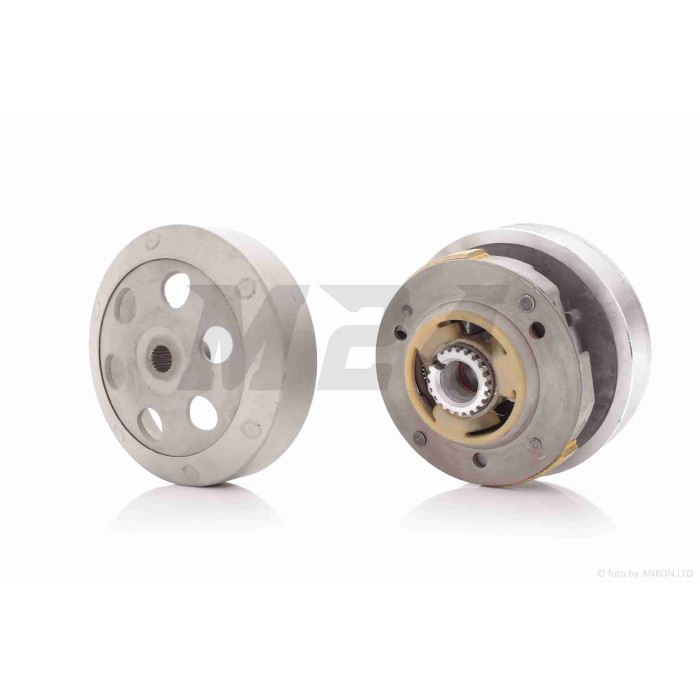 Варіатор задній у зборі DIO AF35/56/61, AF27 FIT, LEAD AF48 алюміній