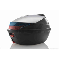 Кофр 54L 410*410*320mm #K30 "SOYO" (чорно-сірий, переносний, м'яка спинка)