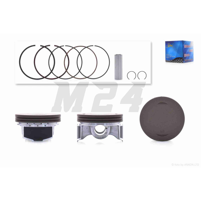 Поршень к-кт CB250 (172FMM) STD 72.00, p16, 2V тефлон "LIPAI"