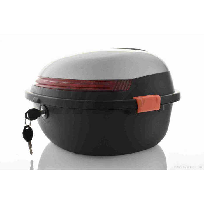 Кофр 28L 360*280*240mm #HP007 "LIPAI" (світло сірий глянсовий)