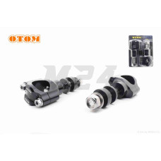 Кронштейни кріплення керма CNC d28 "OTOM" (чорні)