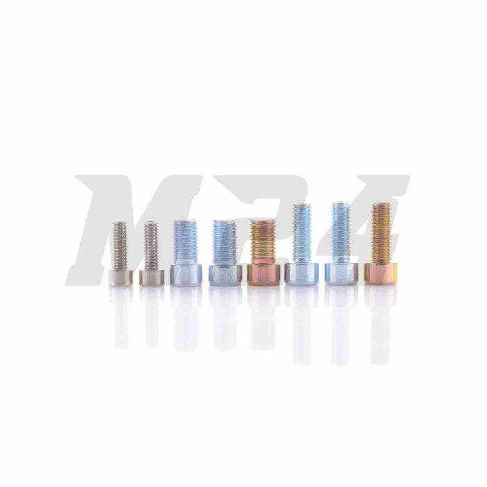 Дзеркала в торець керма M8/10 R+R+L алюміній "H2C" (#2301, чорно-сірі)