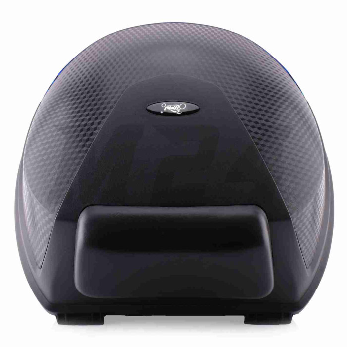 Кофр 54L 410*410*320mm #K30/2057 "LIPAI" (чорний з патерном, переносний, м'яка спинка)