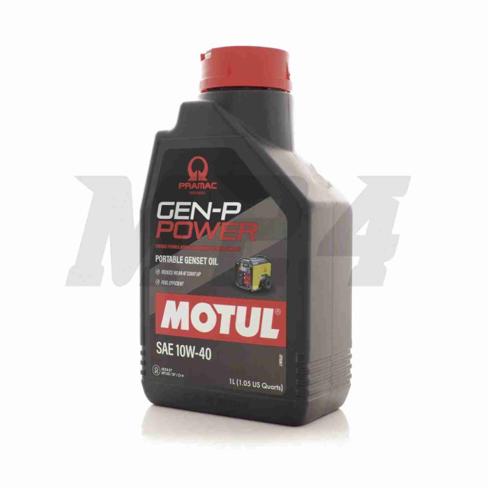 Олія моторна 4T, 1л, 10W40, напівсинтетика (GEN-P POWER) "MOTUL" ФРАНЦІЯ