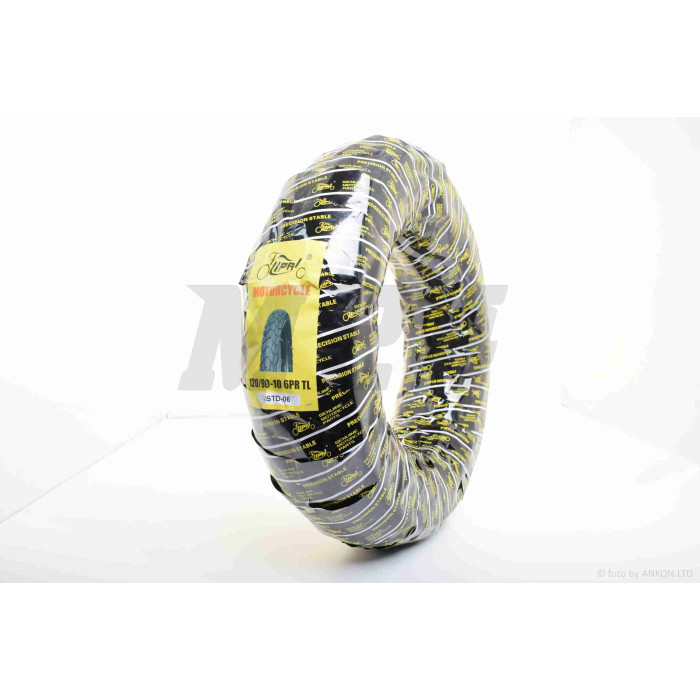 Покришка мото 10" 120/90-10 TL, 6PR "LIPAI" #JSTD-06