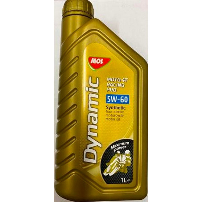 Олива Dynamic МОТО-4T RACING PRO 5W-60 синтетика 1л