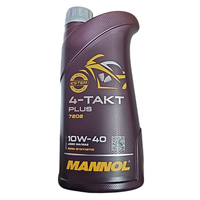 Олива MANNOL 4T Plus 7202 SAE 10W-40 1л