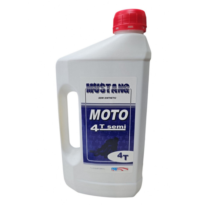 Олива моторна "MUSTANG" 4Т напівсинтетика 10W-40 (946 ml)