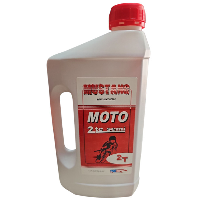 Олива моторна "MUSTANG" 2Т напівсинтетика (946 ml)