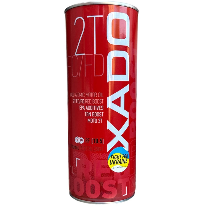 Олива ХАДО 2T (синтетика) 1л RED BOOST