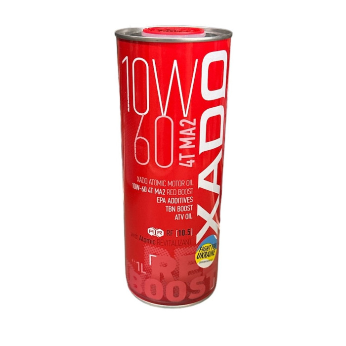 Олива ХАДО 4T (синтетика) 10W60 1л RED BOOST (малинове)
