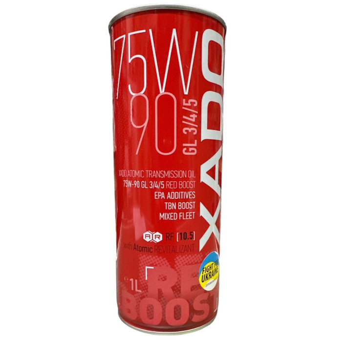 Олива ХАДО 75W90 (трансмісійне) 1л RED BOOST