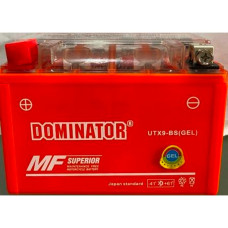 АКБ UTX9-BC DOMINATOR (GEL) оранжевый 106x86x150