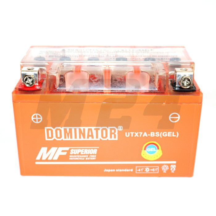 АКБ UTX7А-BC DOMINATOR (GEL) помаранчевий 95x87x150