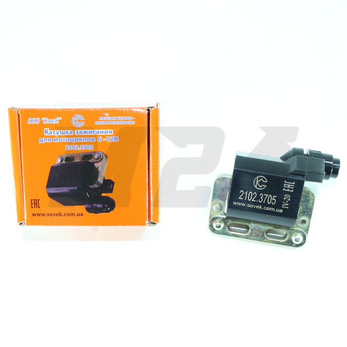 Котушка запалювання 6V/12V 2102.3705 МІНСЬК "СОВЄК", Україна