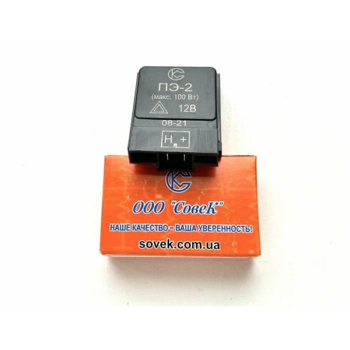 Реле поворотів електронне ПЕ-2М 12V "СОВЄК" МТ Дніпро/УРАЛ/К750/ЯВА/ІЖ