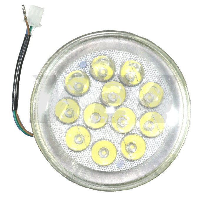 Модуль світлодіодний LED (вставка в фару) МТ Дніпро/ІЖ круглий 12 діодів (165 мм)
