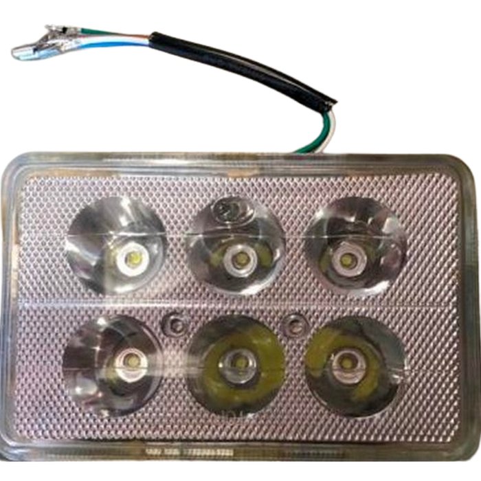 Модуль світлодіодний LED (вставка в фару) МТ Дніпро/ІЖ прямокутний, 6 діодів