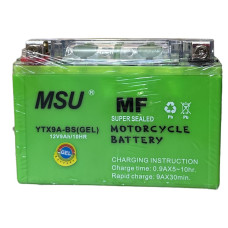 АКБ YTХ9A-BS (GEL) зелений MSU 105x85x150