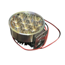 Фара LED L201-18W кругла D69мм FLOOD9-85V DC 1,5 12шт.6000К IP67 1800Lm