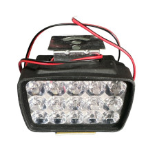 Фара LED L6-22,5W прямокутна 95*65*56мм FLOOD 9-85V DC1,5W 15шт. 6000К IP67 2200Lm