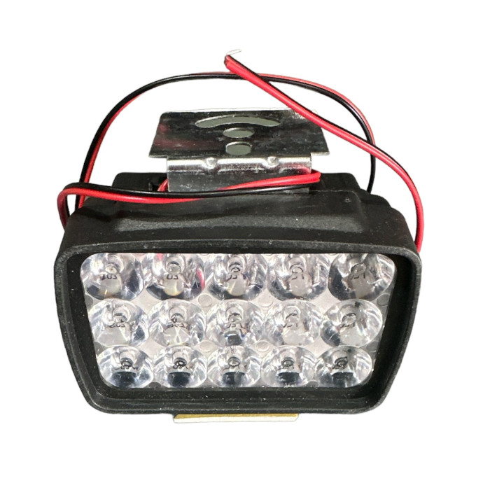 Фара LED L6-22,5W прямокутна 95*65*56мм FLOOD 9-85V DC1,5W 15шт. 6000К IP67 2200Lm
