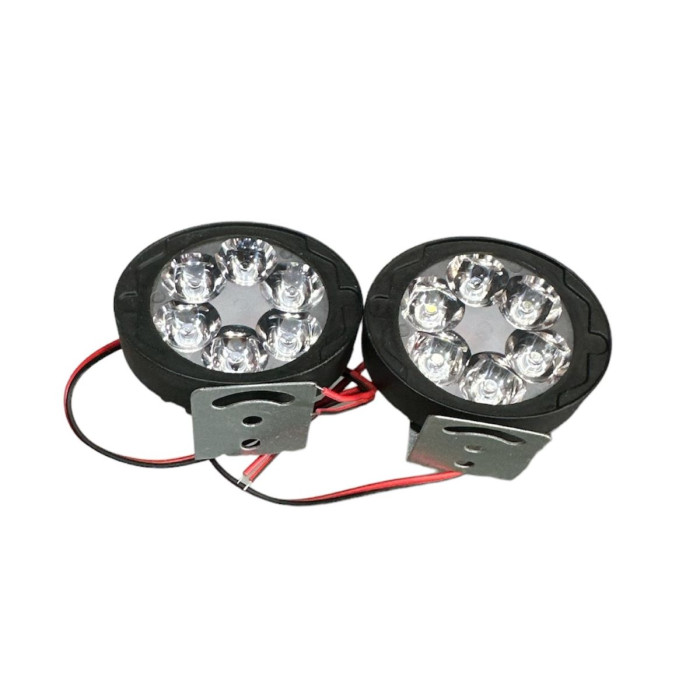 Фара LED L8-9W овальна 64 * 55 * 29мм FLOOD 12V DC 1,5 W 6 шт. 6000К IP67 900Lm 2 шт.