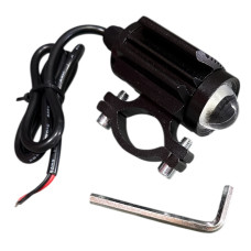 Фара LED L29 з радіатором 9-85V 11W 1400Lm ближній жовтий, дальній білий, стробоскоп
