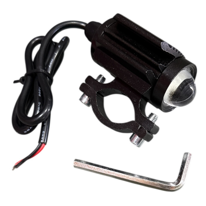 Фара LED L29 з радіатором 9-85V 11W 1400Lm ближній жовтий, дальній білий, стробоскоп