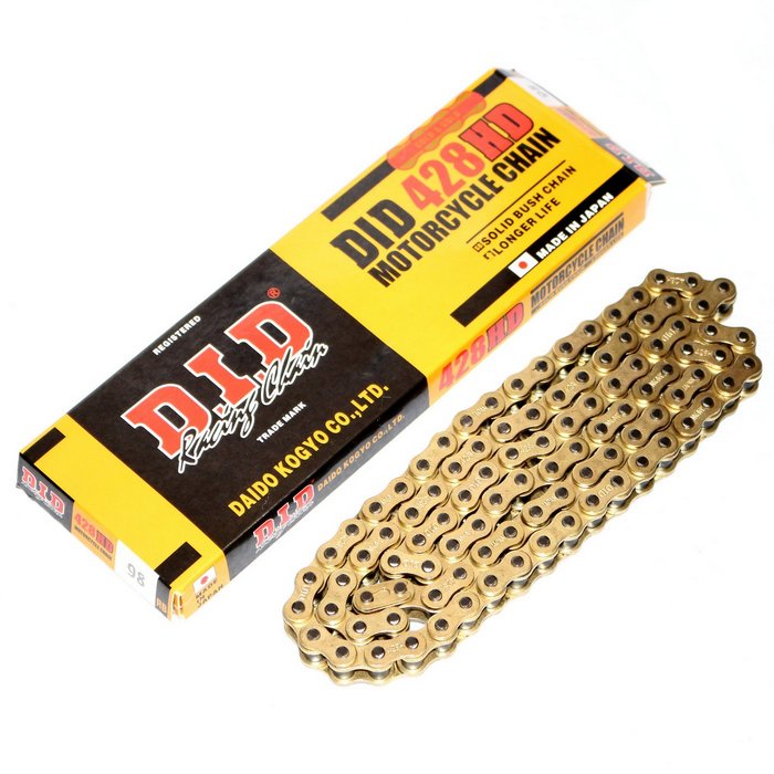Ланцюг 428HD-98L GOLD "DID" (якісний) Delta