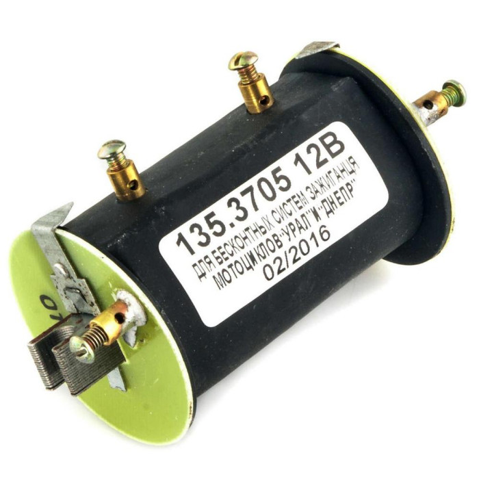 Котушка запалювання 12V МТ Дніпро, чорна безконтактна (Китай)